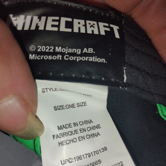 Minecraft Snap Back Cap - Picture 3 of 3